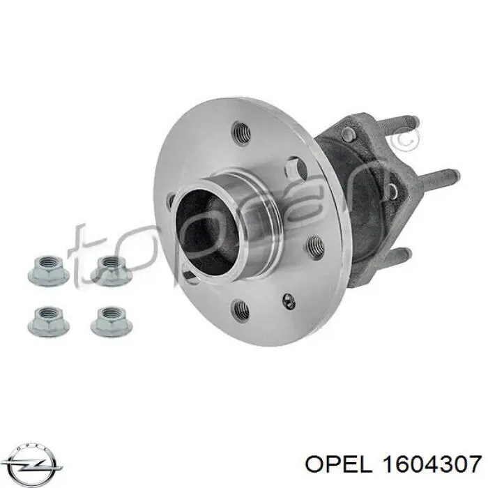 Маточини задніх коліс Opel 1604307 ціна, від 52.63 USD