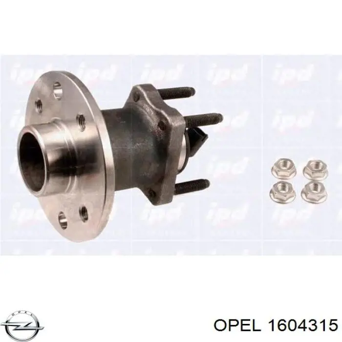 Маточини задніх коліс Opel 1604315 ціна, від 61.29 USD
