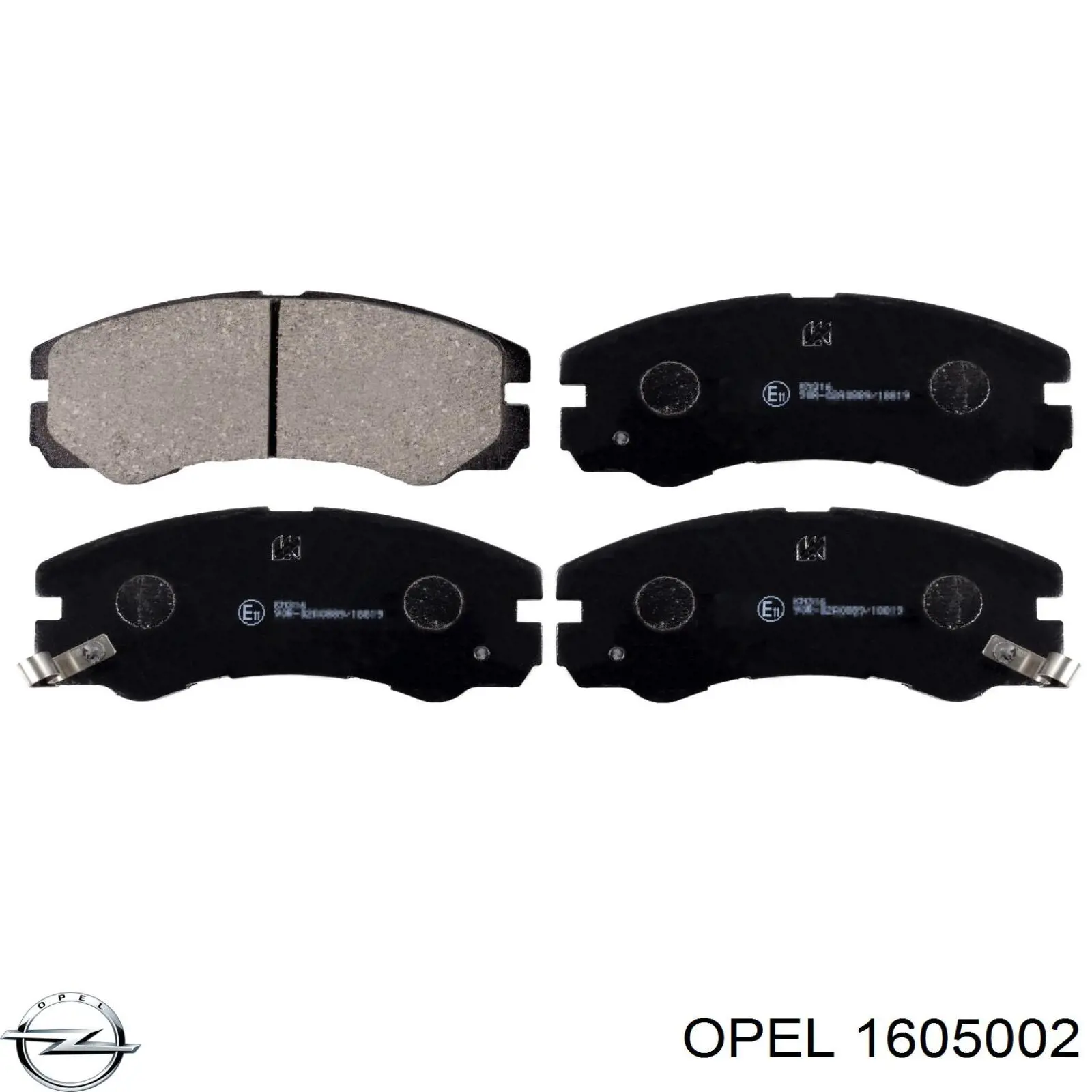 Гальмівні колодки Opel 1605002 ціна, від 26.38 USD
