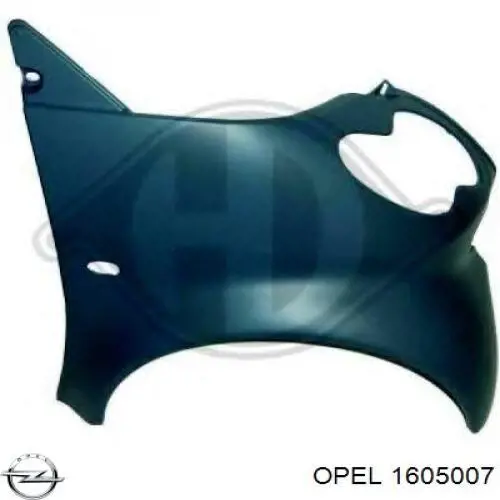 1605007 Opel ремкомплект гальмівних колодок