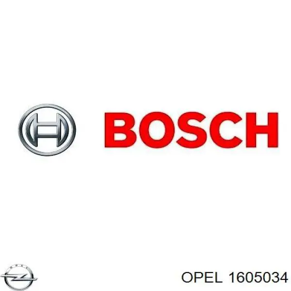 Купити 1605034 Opel Колодки гальмівні передні, дискові