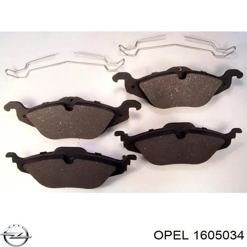Гальмівні колодки Opel 1605034 ціна, від 19.89 USD