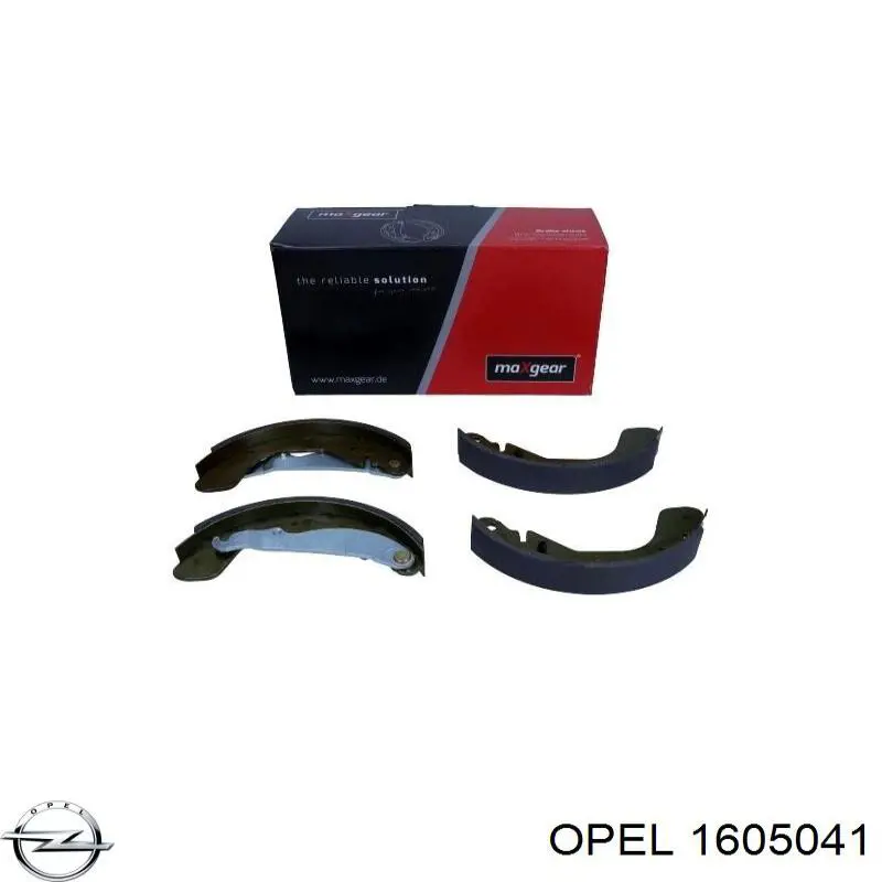 Купити 1605041 Opel Колодки гальмові задні, барабанні