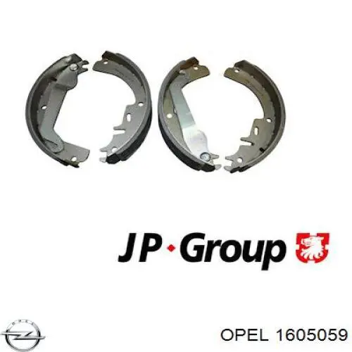 Колодки гальмові задні, барабанні Opel 1605059 ціна, від 21.43 USD