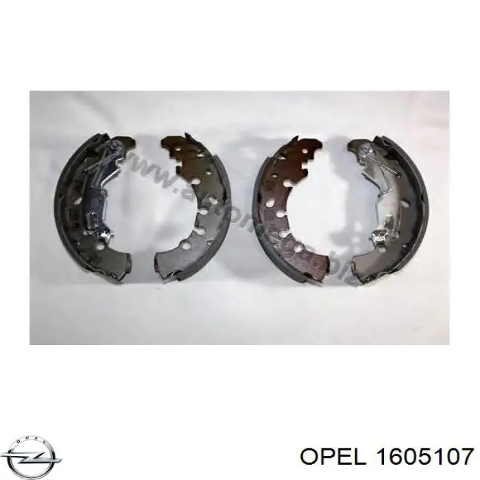 Колодки гальмові задні, барабанні Opel 1605107 ціна, від 24.92 USD