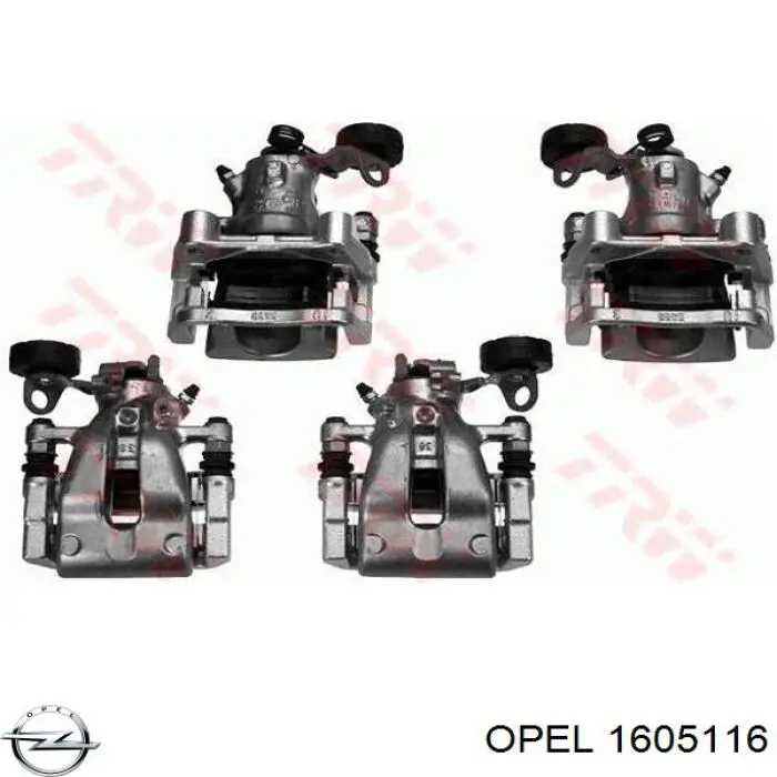 Супорт гальмівний задній Opel Zafira A (F75) (Опель Зафіра)