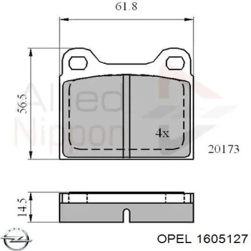  1605127 Opel