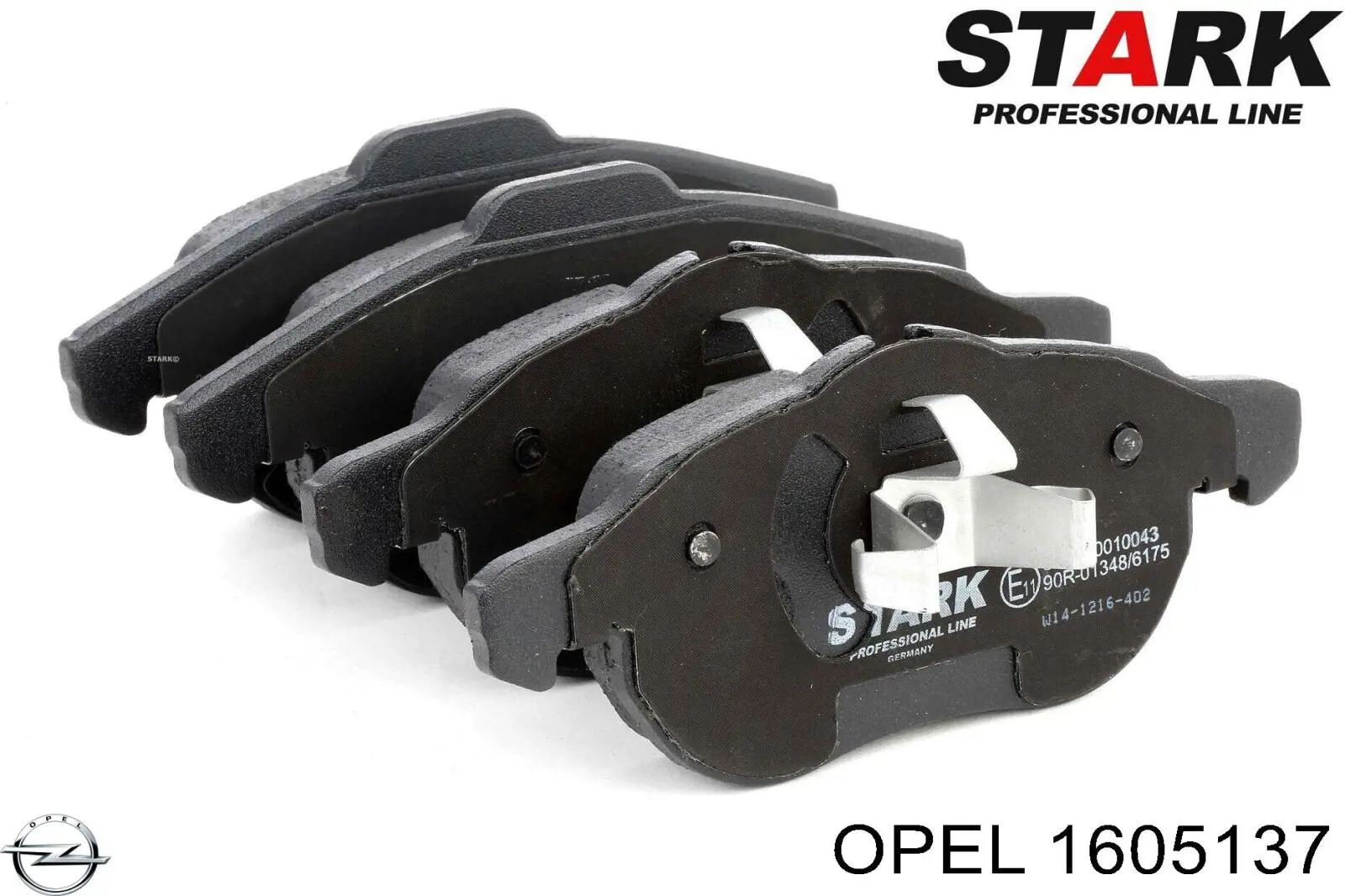 Гальмівні колодки Opel 1605137 ціна, від 18.75 USD