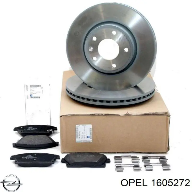 Диск переднього гальма Opel 1605272 ціна, від 42.33 USD
