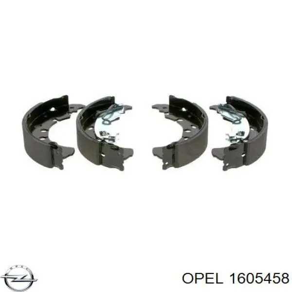 Купити 1605458 Opel Колодки гальмові задні, барабанні