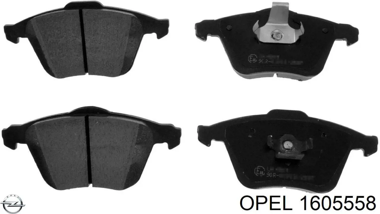 Гальмівні колодки Opel 1605558 ціна, від 45.27 USD