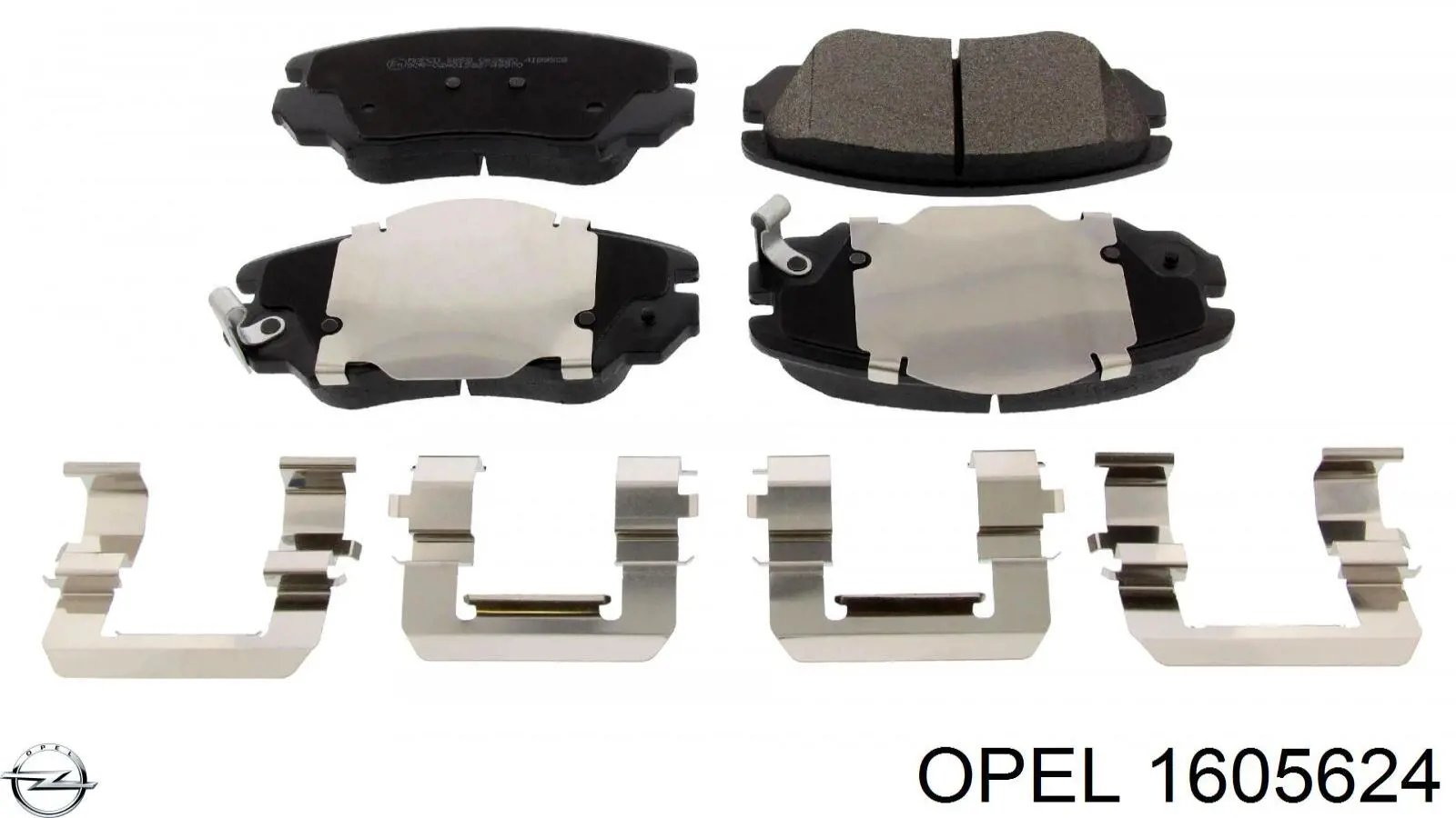 Гальмівні колодки Opel 1605624 ціна, від 30.33 USD