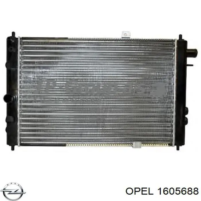 1605688 Opel колодки гальмові задні, дискові