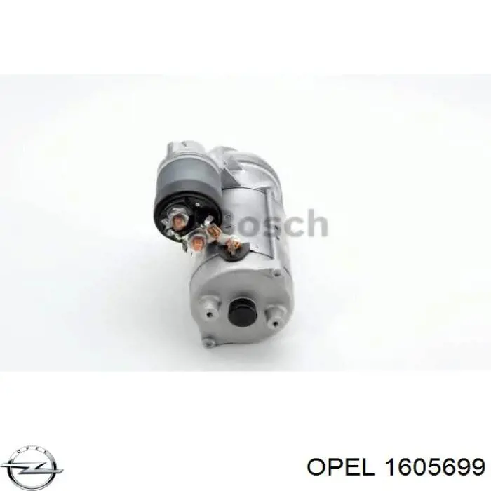 1605699 Opel Ремкомплект торм. колодок
