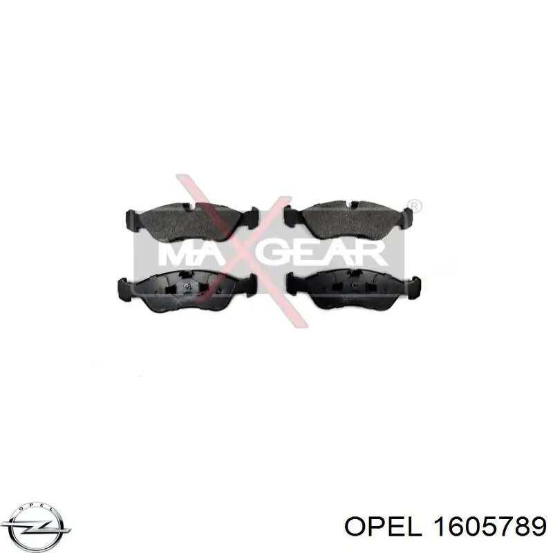 Гальмівні колодки Opel 1605789 ціна, від 17.45 USD