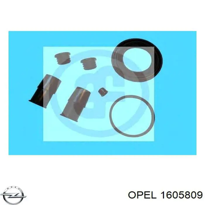 1605809 Opel ремкомплект супорту гальмівного переднього