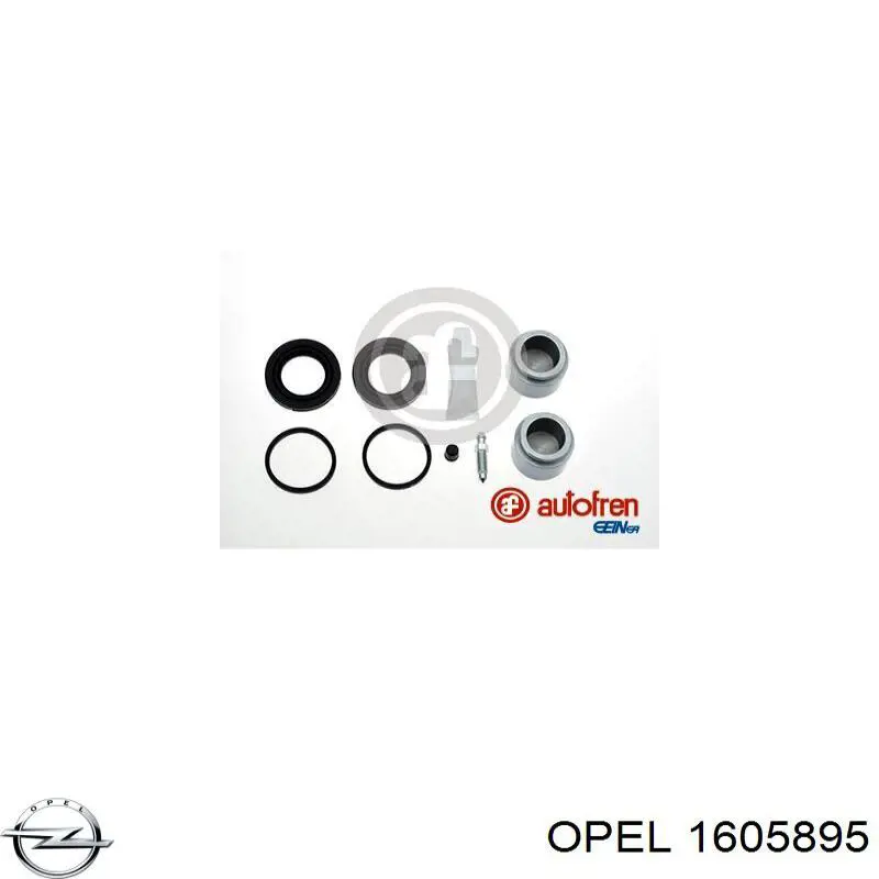 1605895 Opel ремкомплект супорту гальмівного заднього