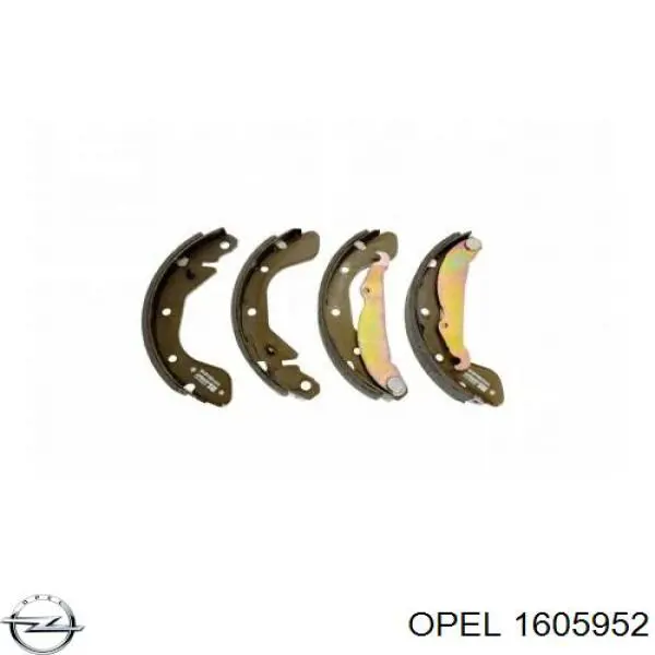 Колодки гальмові задні, барабанні Opel 1605952 ціна, від 16.65 USD