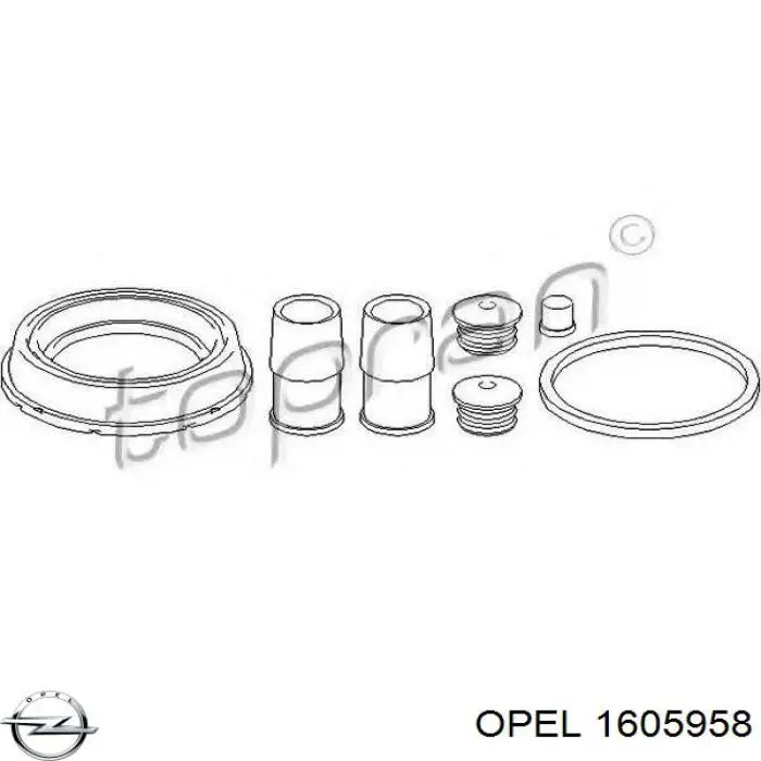 Ремкомплект супорту гальмівного переднього Opel 1605958 ціна, від 5.87 USD