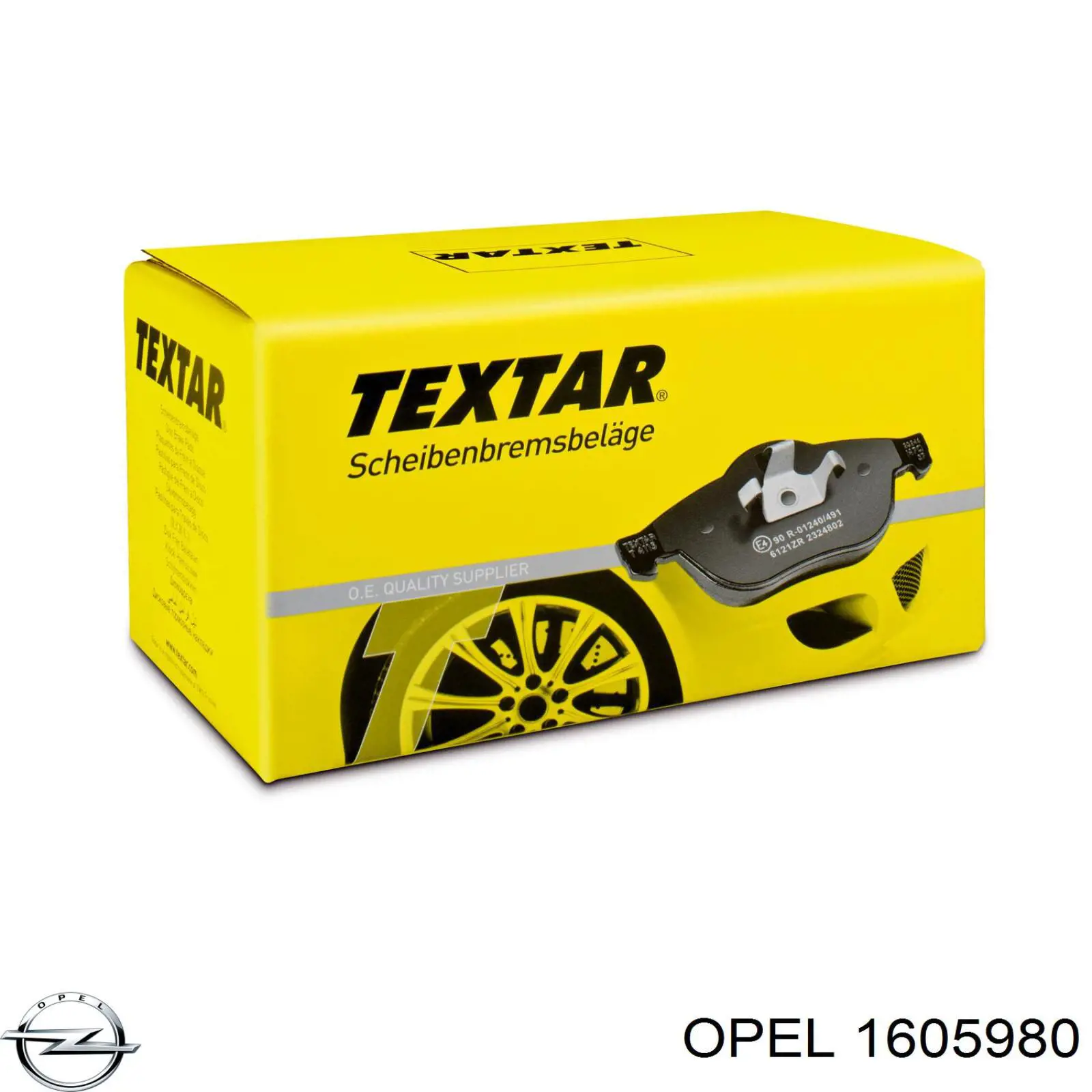 Гальмівні колодки Opel 1605980 ціна, від 20.29 USD