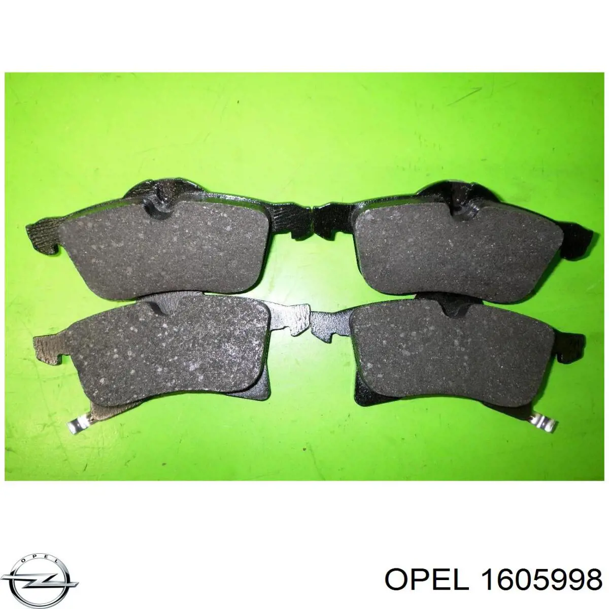 Гальмівні колодки Opel 1605998 ціна, від 24.38 USD