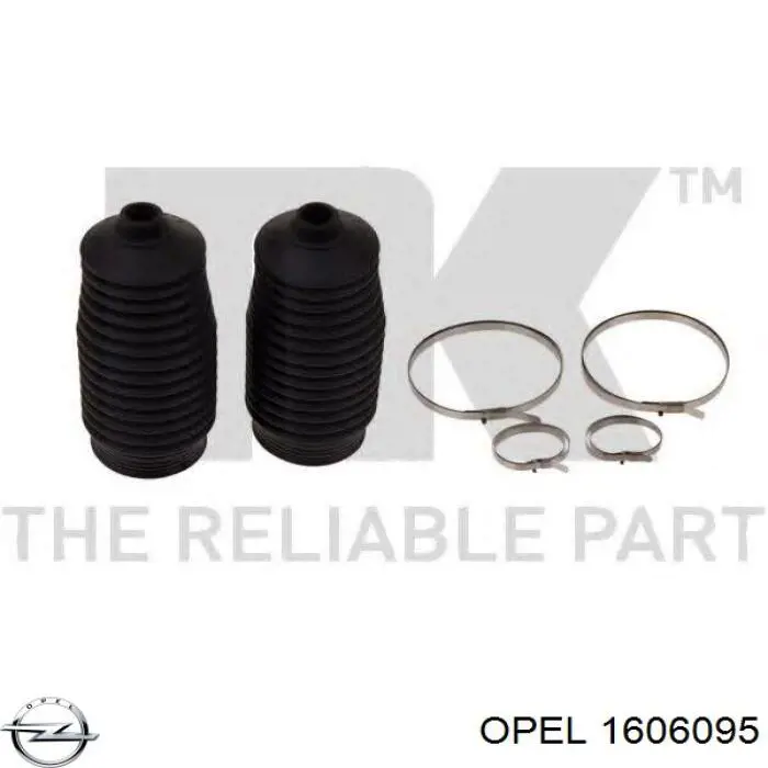 1606095 Opel комплект прокладок двигуна, верхній