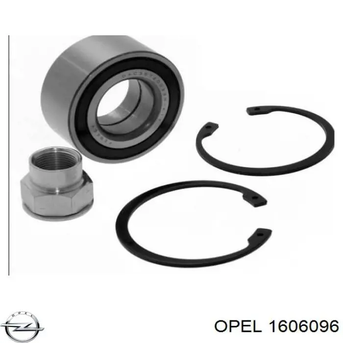 1606096 Opel комплект прокладок двигуна, нижній