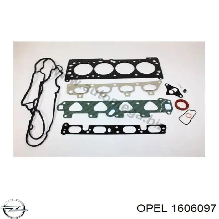 1606097 Opel комплект прокладок двигуна, верхній