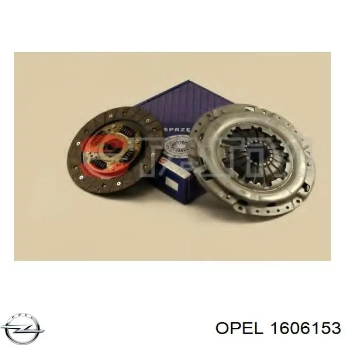 Комплект зчеплення (3 частини) Opel 1606153 ціна, від 103.45 USD