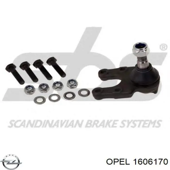 Комплект прокладок двигуна, нижній Opel 1606170 ціна, від 26.92 USD
