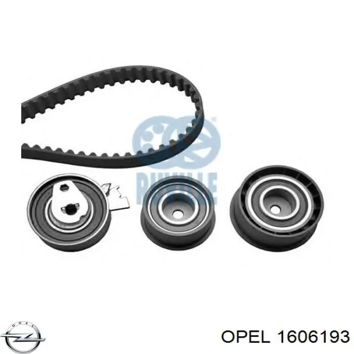 Комплект ГРМ Opel 1606193 ціна, від 80.63 USD