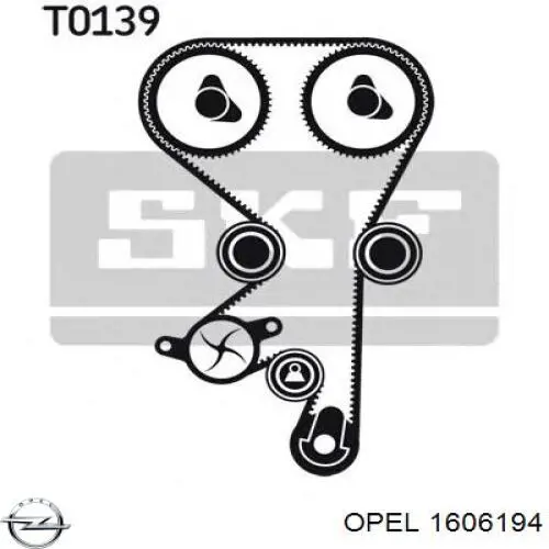 Комплект ГРМ Opel 1606194 ціна, від 84.16 USD