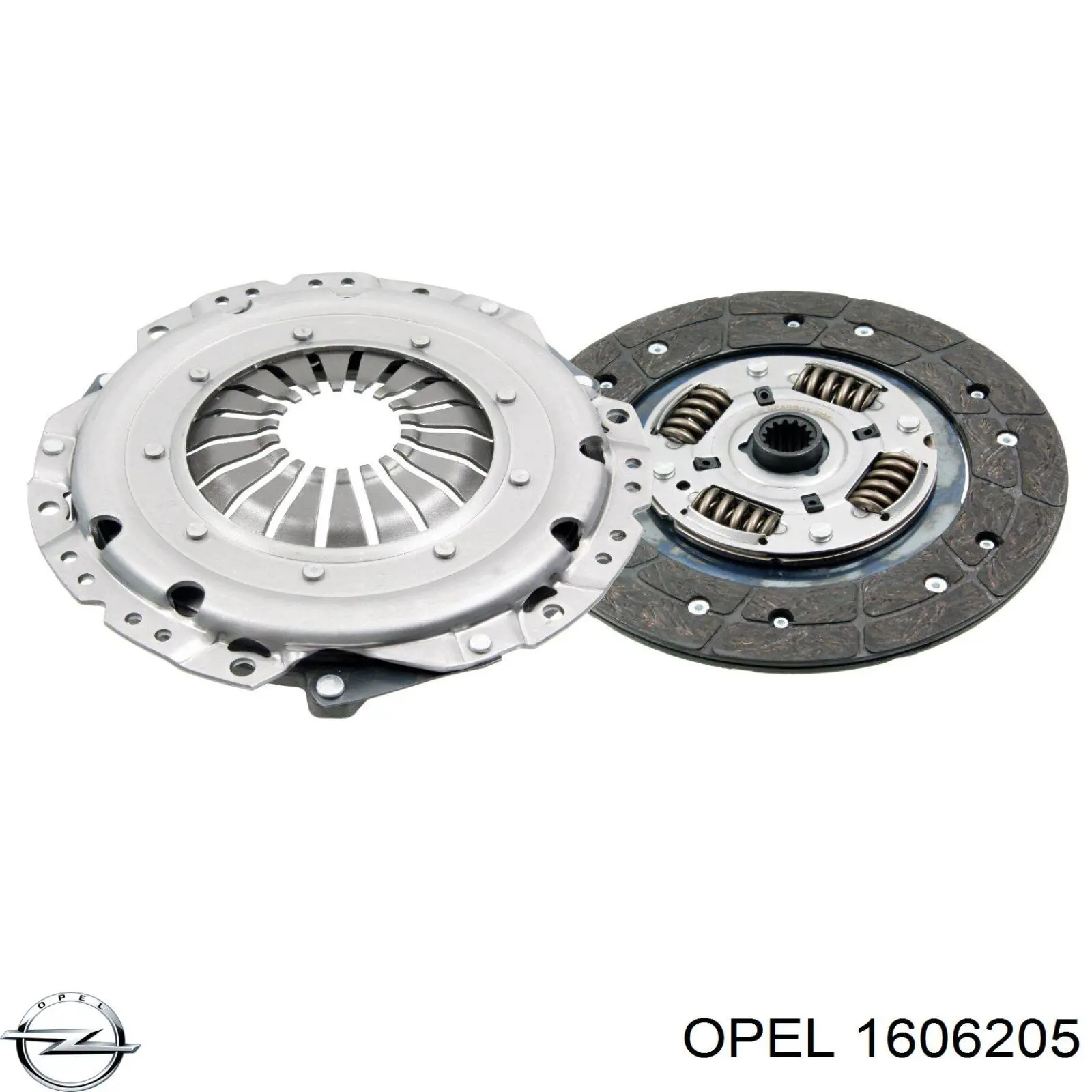 Комплект зчеплення (3 частини) Opel 1606205 ціна, від 96.53 USD