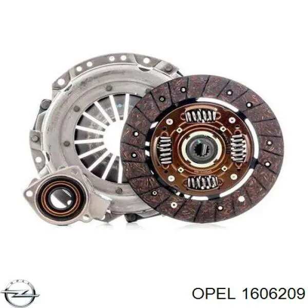 Комплект зчеплення (3 частини) Opel 1606209 ціна, від 105.88 USD