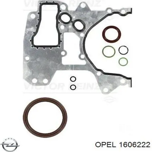 1606222 Opel комплект прокладок двигуна, нижній