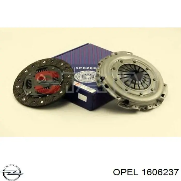 Комплект зчеплення (3 частини) Opel 1606237 ціна, від 99.22 USD