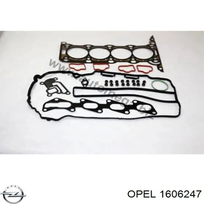 Комплект прокладок двигуна, верхній Opel 1606247 ціна, від 80.83 USD