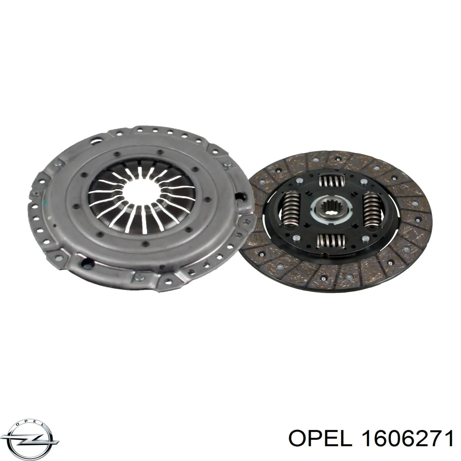 Комплект зчеплення (3 частини) Opel 1606271 ціна, від 169.54 USD