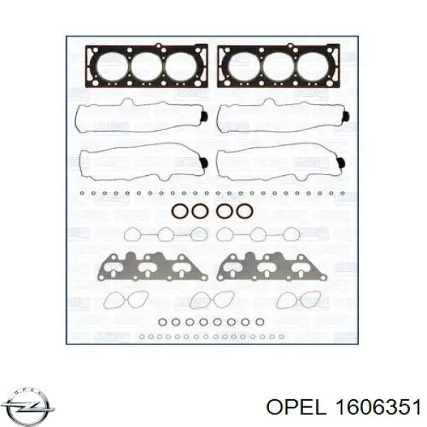 1606351 Opel комплект прокладок двигуна, верхній
