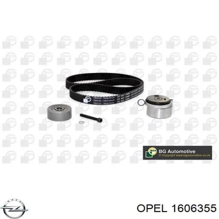 1606355 Opel Комплект ГРМ (Ремень, Комплект роликов)
