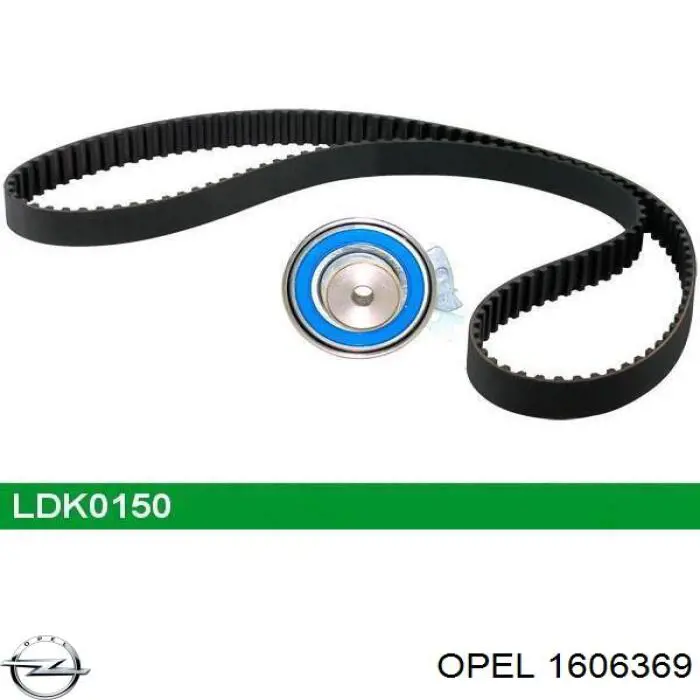 Купити 1606369 Opel ГРМ ремень