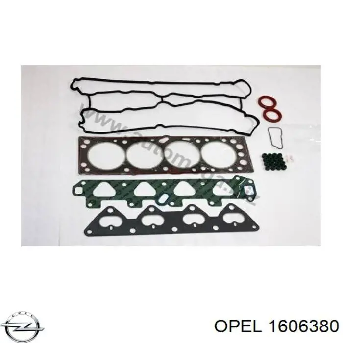 Комплект прокладок двигуна, верхній Opel 1606380 ціна, від 44.91 USD