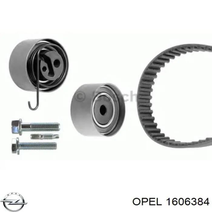 Комплект ГРМ Opel 1606384 ціна, від 85.70 USD