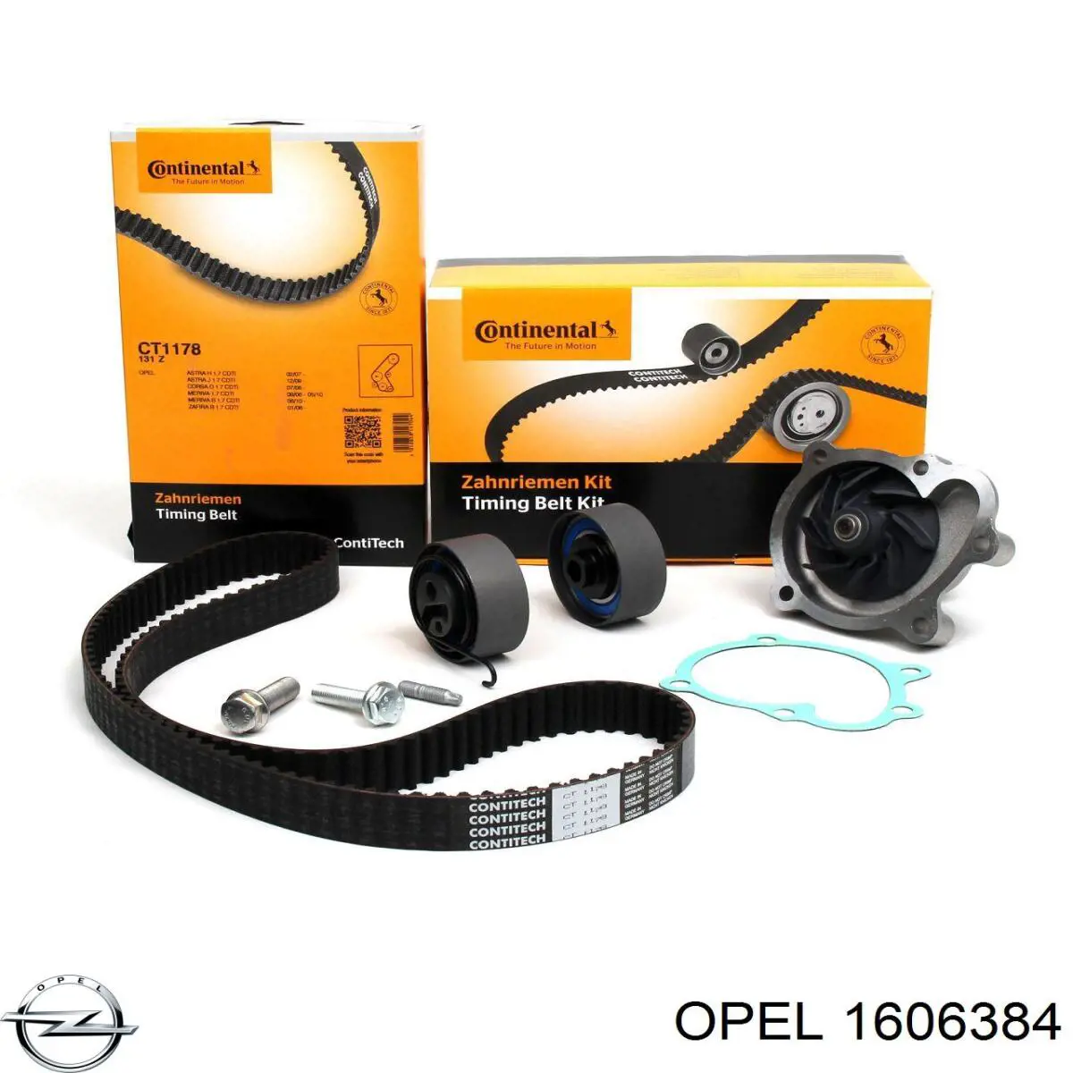 Ремкомплект ГРМ Opel 1606384