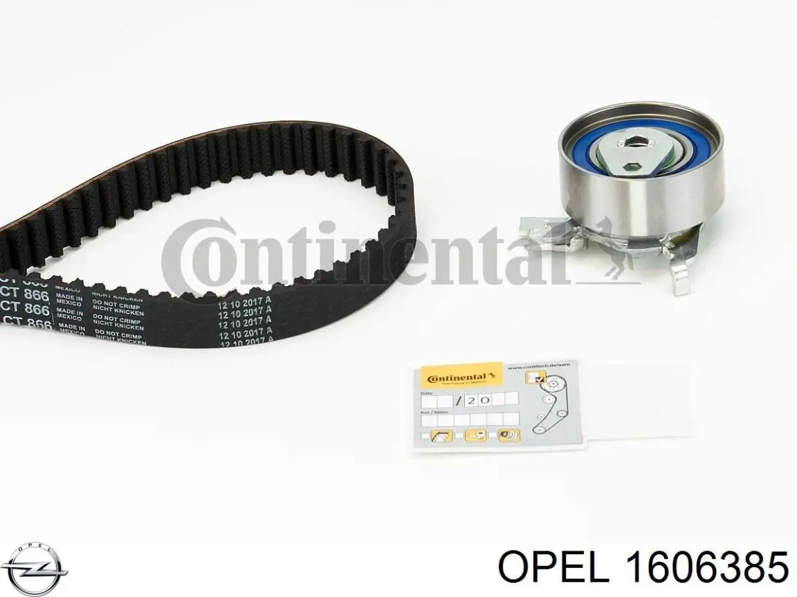 Купити 1606385 Opel ГРМ ремень