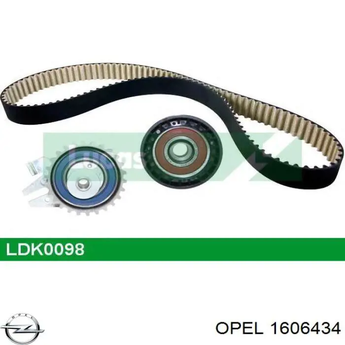 Ремкомплект ГРМ Opel 1606434
