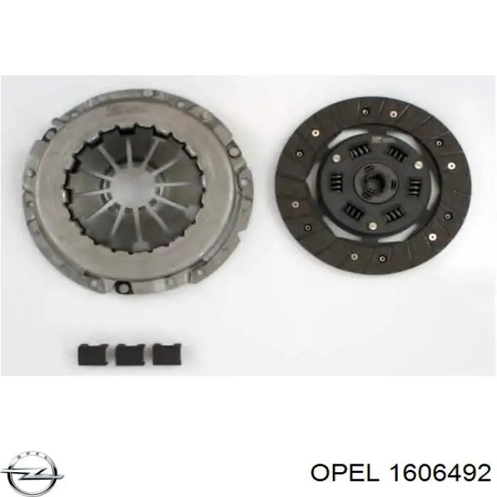 1606492 Opel Зчеплення в зборі
