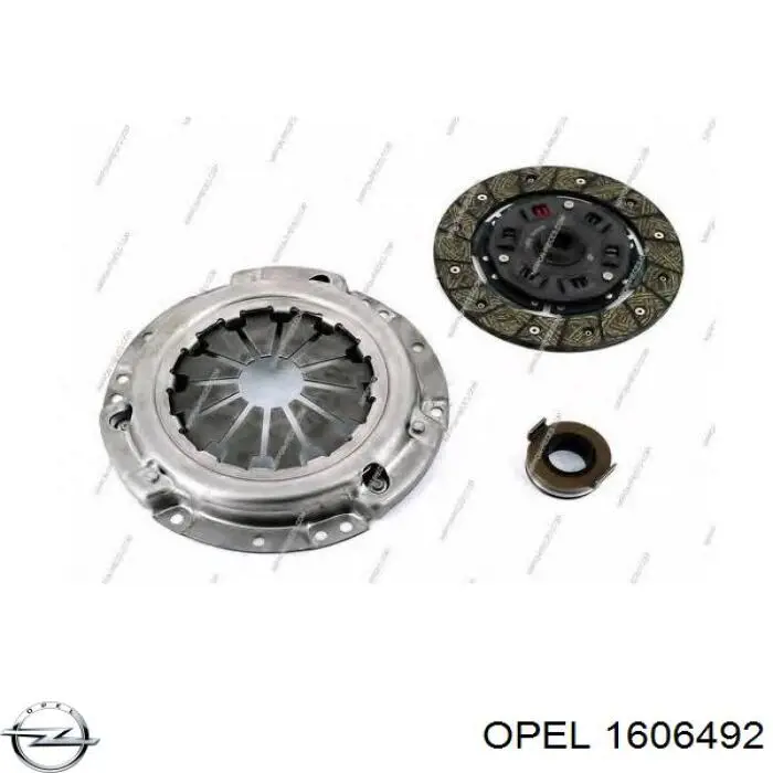 Комплект зчеплення (3 частини) Opel 1606492 ціна, від 111.85 USD