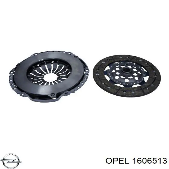 1606513 Opel комплект зчеплення (3 частини)