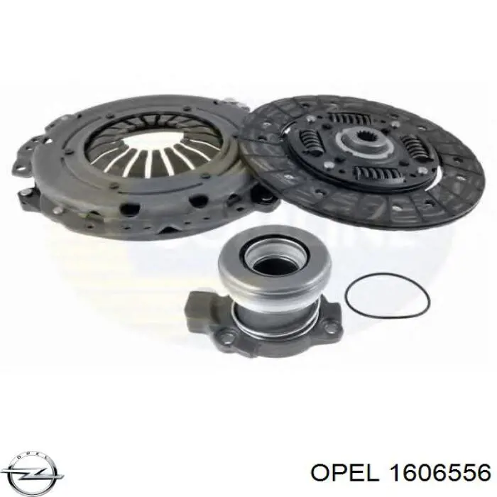 Купити 1606556 Opel Комплект зчеплення (диск, корзина, підшипник)